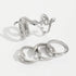 Snake Rings Set Open Serpent Stacking Rings Gothic Animal Band Rings Vintage Silver Adjustable Knuckle Ring Set Jewelry for Women Girls (5 Pcs)...