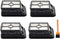EZ SPARES 4pcs Replacement for 1785 1866 Cross Wave Vacuum Filter, Vacuum Cleaner Hepa Parts,Replaces Part # 1608684,for Multi-Surface Cleaner Ser...