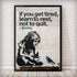 BANKSY Graffiti Wall Art “If You Get Tired Learn to Rest Not to Quit” Street Art Prints Girl Poster Modular Wall Art Canvas Paintings Pictures Hom...