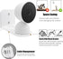 Metal Wall Mount Holder fits for Google Nest Indoor 2nd Generation Wired Security Cam, Flexible Installation Camera Shelf for Better View Angle Mo...