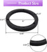 Saim 6" Dia Universal Black Plastic Speaker Spacer Adaptor Ring Mounting Bracket Fit ABS Car Stereo Speaker Spacers (2 Pcs)...