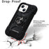MARKILL Compatible with iPhone 14 Case/iPhone 13 Case 6.1 Inch with Built-in 360°Rotating Ring Stand, Military Grade Drop Protection Full Body Rug...