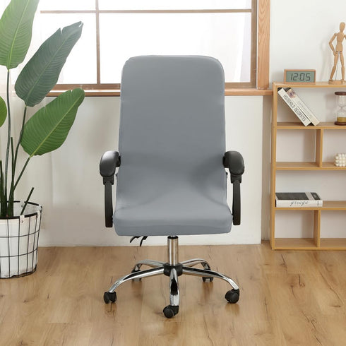 Office Chair Covers, Water Resistant Stretch Computer Chair Slipcover with Durable Zipper Universal Fit Boss Modern Simplism Style High Back Chair...
