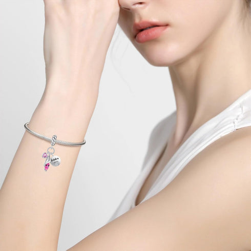 12 Teardrop Birthstone Birthday Charm for Pandora Bracelet Gift for Her...