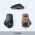 iClever Bluetooth Mouse, Wireless Dual Device Mouse with 5 Adjustable DPI, 6 Buttons, Rechargeable, Ergonomic Design for Laptop, iPad, MacBook, Ta...