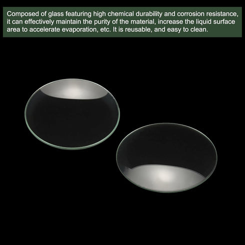 YOKIVE 1 Set Watch Glass Beaker Cover, Lab Watch Glasses Cover Lids | Lab Supplies, Great for Science (Transparent, 2.36-Inch/3.54-Inch/4.72-Inch/...