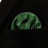 SHLAX&WING Green Checkered Mens Silk Pocket Square Unique Design Large 12.6 inches...