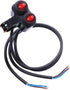 Taiss 7/8? Waterproof Motorcycle ATV Handlebar Push Button Switch,12v Led Illuminated Headlight Hazard Brake Fog Light O/I Aluminum Alloy Handleba...