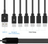 Poyiccot USB C Splitter Cable, USB A to USB C Splitter Cable, 6 in 1 USB 2.0 Type A Male to 6 Type-c Male Charger Cable with 3A Fast Charge for An...
