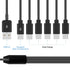 Poyiccot USB A to USB C Splitter Cable, Multi USB C Splitter Cable, 6 in 1 USB 2.0 Type A Male to 6 USB C Male Charging Cable, for USB Type-C Phon...