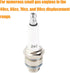 Spark Plug Compatible with Z4C 49cc 50cc 66cc 70cc 80cc 2-Stroke Engine Motorized Bicycle Moped Scooter Yamaha JOG50 90 ZX50 Suzuki AG100 QJ50 DX1...