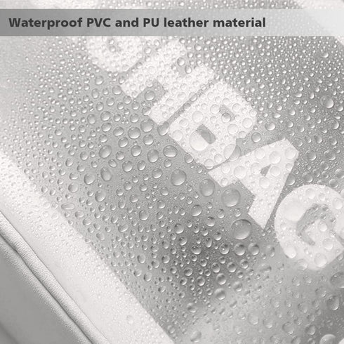 Travel Toiletry Bag for Women and Men, Matte Translucent Toiletry Bag with Handy Handle, Makeup Cosmetic Organizer Bag for Travel Toiletries Acces...