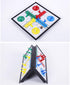 Ludo Game Board Set -9.5”, Magnetic Folding Travel Classic Strategy Game for Kids and Adults (Right Angled)...