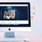 Multifunctional Computer Monitor Standby Message Board - Transparent Computer Side Panel/Memo Creative Display Side Panel,1Set (Left & Right)...