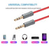 Alitutumao 3.5mm Audio Aux Cable, Hi-Fi Stereo 3.5mm Male to Male Audio Cord Compatible with Headphone, Smartphone, Car Stereo, Speaker, Tablets, ...