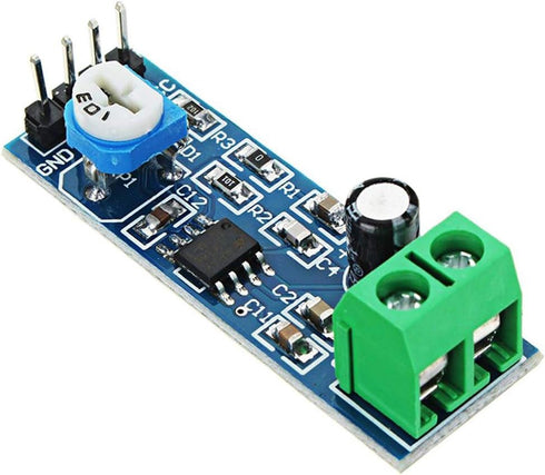 HiLetgo 5pcs LM386 Mono Audio Amplifier Module 200 Times AMP Solo 5V-12V 10K Adjustable...