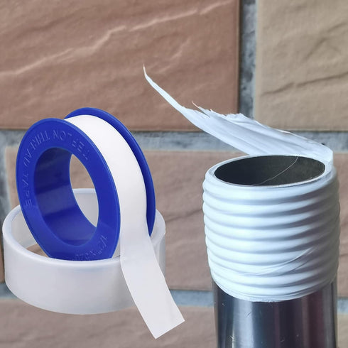 Plumbers PTFE Pipe Sealant Tape Flex Seal Tape Waterproof 10 Pack PTFE Teflon Tape Plumbers Tape White 3/4" x 260 Inch...