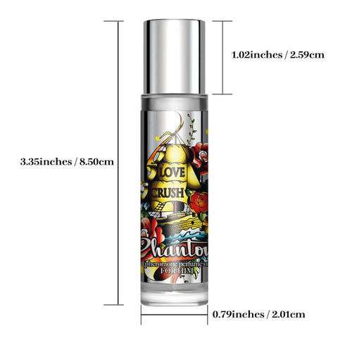 Cologne for Men Roll-on Original Cupid Pheromone Perfume Oil Phantom Crush 0.34fl.oz - Alcohol-free -TSA Ready...