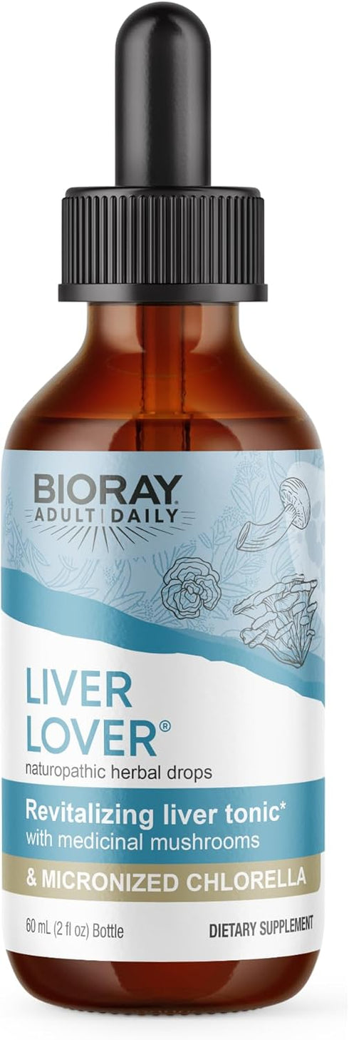 BIORAY Daily Liver Lover - 2 fl oz - Supports The Liver & Adrenals - Non-GMO, Vegan, Gluten Free...