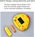 Kitchen Timer, Cute Cartoon Animal Countdown Timer, Digital Cooking Timer with Magnetic, LCD Large-Screen Visual Clock, Hangable Alarm Clock with ...