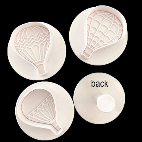 9Pcs Balloons and Cloud Cake Decoration Fondant Mold Set Hot Air Balloon Cookie Cutters for Chocolate Candy Baking Pastry Cookie Sugar Craft...