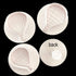 9Pcs Balloons and Cloud Cake Decoration Fondant Mold Set Hot Air Balloon Cookie Cutters for Chocolate Candy Baking Pastry Cookie Sugar Craft...