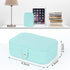 Travel Jewelry Box, PU Leather Small Jewelry Organizer for Women Girls,Portable Mini Travel Case Display Storage Holder Boxes for Stud Earrings, R...