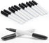 12Pcs Black Dry Erase Markers, White Board Mini Dry erase Markers Bulk, Fine Point Tip Student White Board Markers for Teachers Office School Supp...