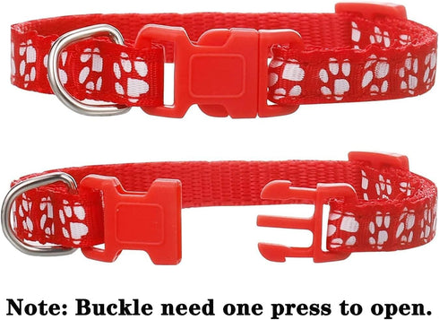 12 Pack Puppy Collars for Litter, Adjustable Puppy ID Collars Soft Nylon Whelping Collars for Newborn Litter Puppy Pets...