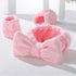 9PCS Spa Headband and Wristband Clean Set, Includes Makeup Sponges and Face Triangle Powder Puff Skincare Beauty Blender for Washing Face,Women Gi...