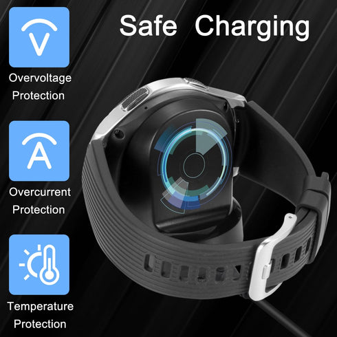 Charger for Samsung Gear S2 S3, Charger Cradle Dock Stand Holder USB Charging Cable for Gear S2 S3 Classic Smart Watch, Replacement Watch Charger,...