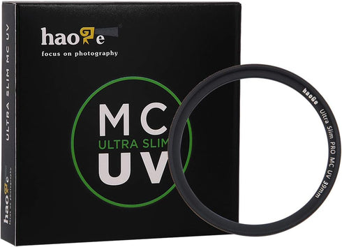 Haoge 39mm Ultra Slim MC UV Protection Multicoated Ultraviolet Lens Filter for Canon Nikon Sony Minolta Pentax Olympus Panasonic Leica Zeiss Tamro...