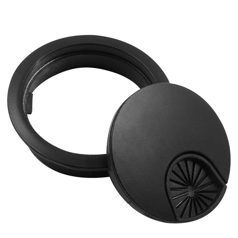 2 Inch Metal Desk Grommet Black Wire Cable Hole Cover for Wire Organizing, Desk Table Grommet for Office and Home...