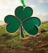 Irish Christmas Ornament Shamrock Symbol of Ireland Tree Decoration, 3 7/8 Inch...
