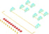DUROCK Stabilizer V2, Screw in Stabilizers with 2u 6.25u 7u Wires, PCB Mount Keyboard Stabilizers for Mechanical Keyboards (V2 Teal 80% Kit)...