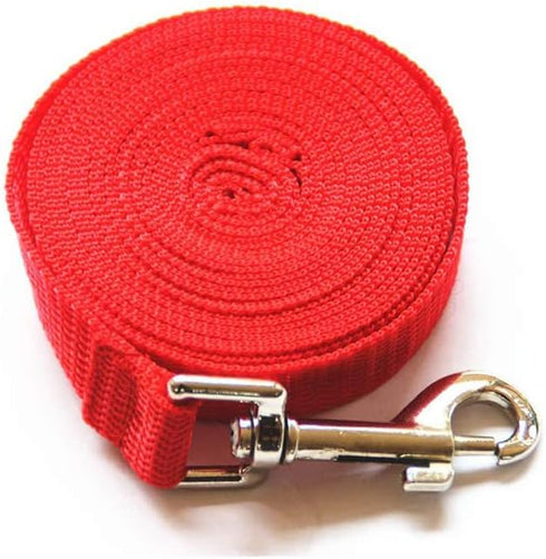 30ft Red Nylon Pet Leash Training Lead (Red)...