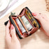 PU Leather Purse Wallet with Star Pendant Womens Credit Card Holder Small Purses with Card Slots Zipper Coin Purse with Embroidery Heart Pink...