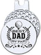 Best Dad by Par Golf Ball Marker with Magnetic Hat Clip, Funny Golf Accessories and Golf Gifts for Men Dad Grandpa, Birthday for Golf Fan Golfer G...