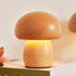 LED Creative Mushroom Table Lamp, Wood Desk Lamp, Bedroom Bedside Night Light, Dimmable Led Lighting, Creative Home Decor Table Lamp, Unique House...