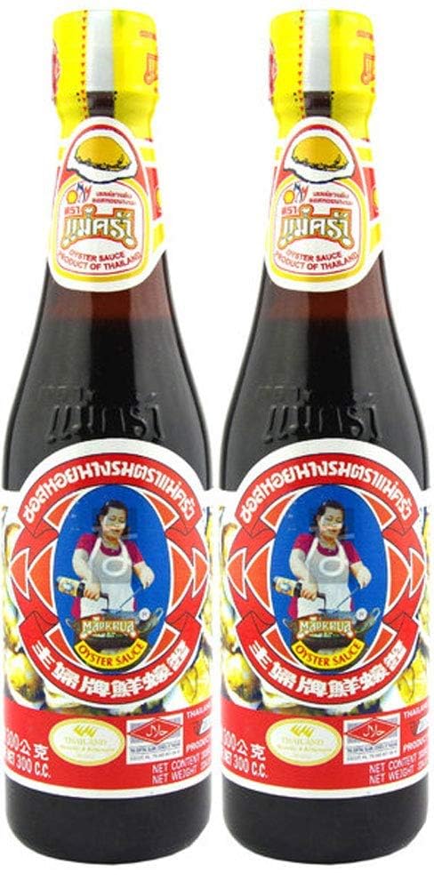 Thai Oyster Sauce Maekrua Brand - 11 oz bottle x 2...