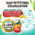 LABO Nutrition FiberGG, Lactobacillus Rhamnosus GG 10 Billion CFU Active Probiotics and 7g Sunfiber Prebiotic Fiber Supplement, Support Healthy In...
