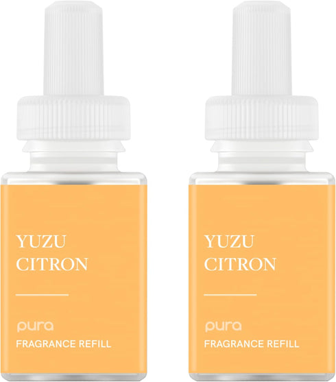 Pura - Fragrance for Smart Home Air Diffusers - Room Freshener - Aromatherapy Scents for Bedrooms & Living Rooms - Odor Eliminator - 2 Pack - Yuzu...