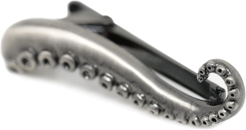 Octopus Limb Tie Bar Burnished Silver Tone Octopus Limb Tie Clip In Box...