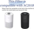 Replacement Filter for AC201B Air Purifiers...