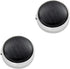 button covers for mens shirts button cover cufflinks cat eye button cover Diameter 1.75cm (silvery Black Diameter 1.75cm)...