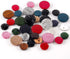 10 Pcs Round Resin Buttons Striped Buttons for Overcoat Sewing Accessories (Red, 21mm)...