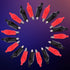 20pcs 28MM Metal Clip, Crocodile Electrical Clamp for Testing Probe Meter Black&Red PVC Sleeve Material (20 PCS)...