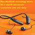 Neckband Bluetooth Headphones100 Hours Extra Long Playback with Microphone Headset, 5.1Bluetooth Balanced Armature Drivers Stereo in Ear Wireless ...