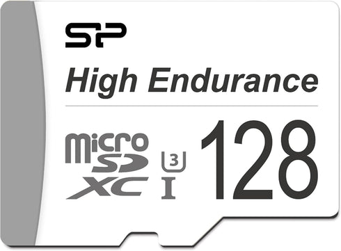 Silicon Power 128GB High Endurance UHS-I microSDXC Memory Card with SD Adapter...