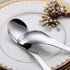 Kyraton Soup Spoons 4 Pieces, Stainless Steel Thick Heavy Weight Table Spoons, Asian Chinese Japanese Spoon Set for Cereal Ramen Dishwasher Safe...